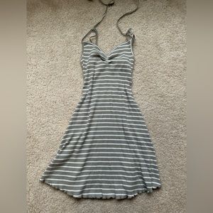 Abercrombie and Fitch Ribbed Knit Halter Dress